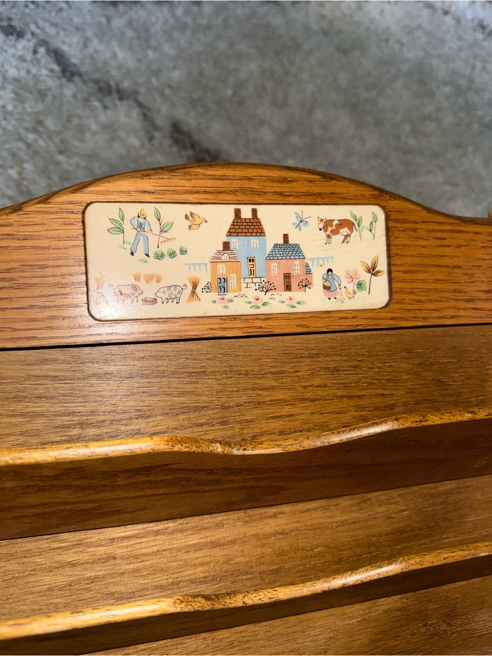 Heartland International Vintage Cottagecore Mail Sorter Key Hook Countrycore - Picture 3 of 9